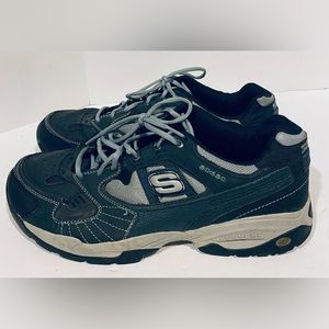 Sketchers Life Style Men Shoes Out Doors Lace Up Low Top Leather Size 13